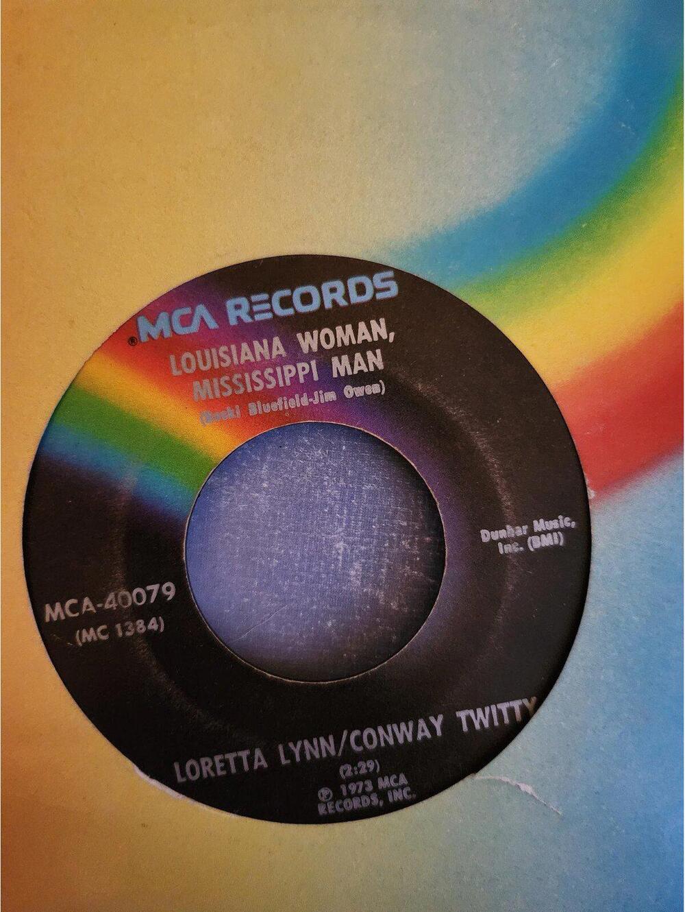 Loretta Lynn/ Conway Twitty - vinyl 45 record